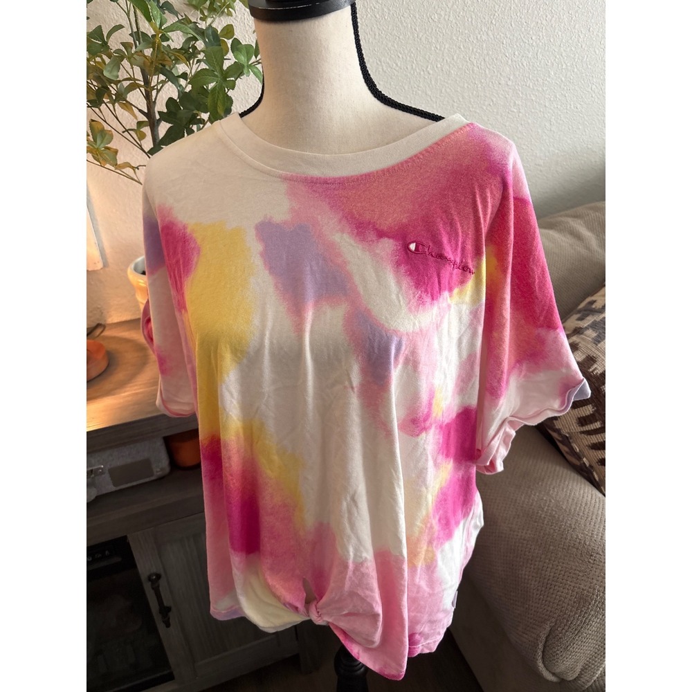 Champion women's 3x tie dye tshirt
